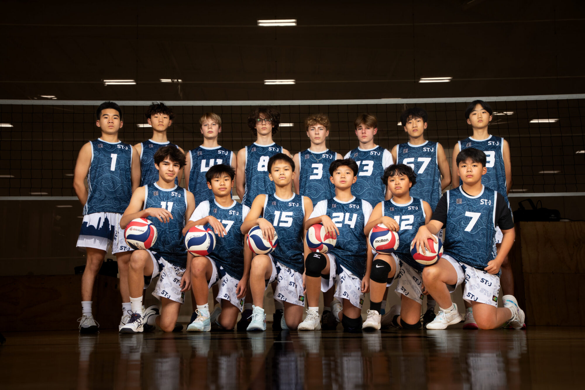 volleyball boys 14 navy team photo