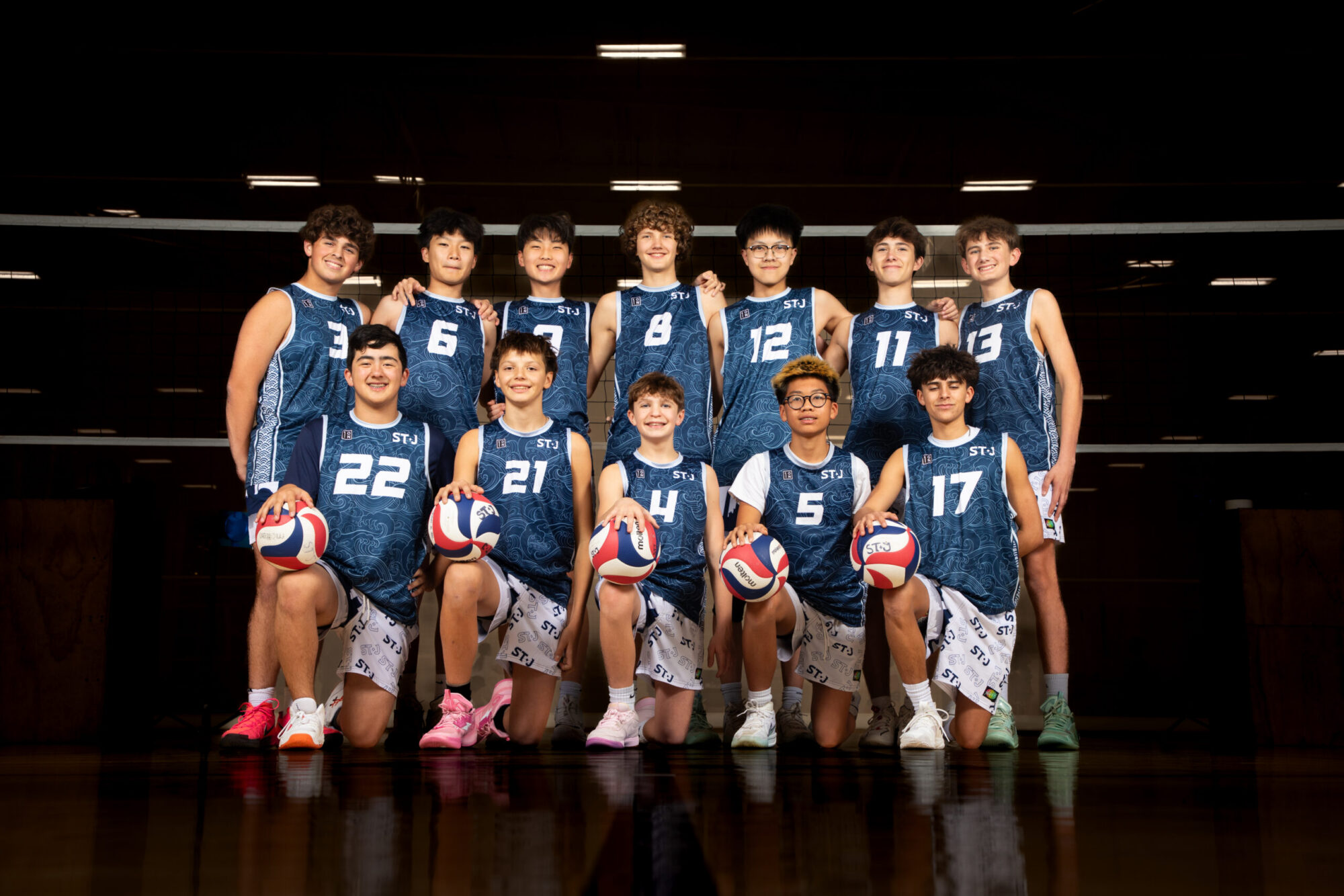 volleyball boys 15 navy team photo