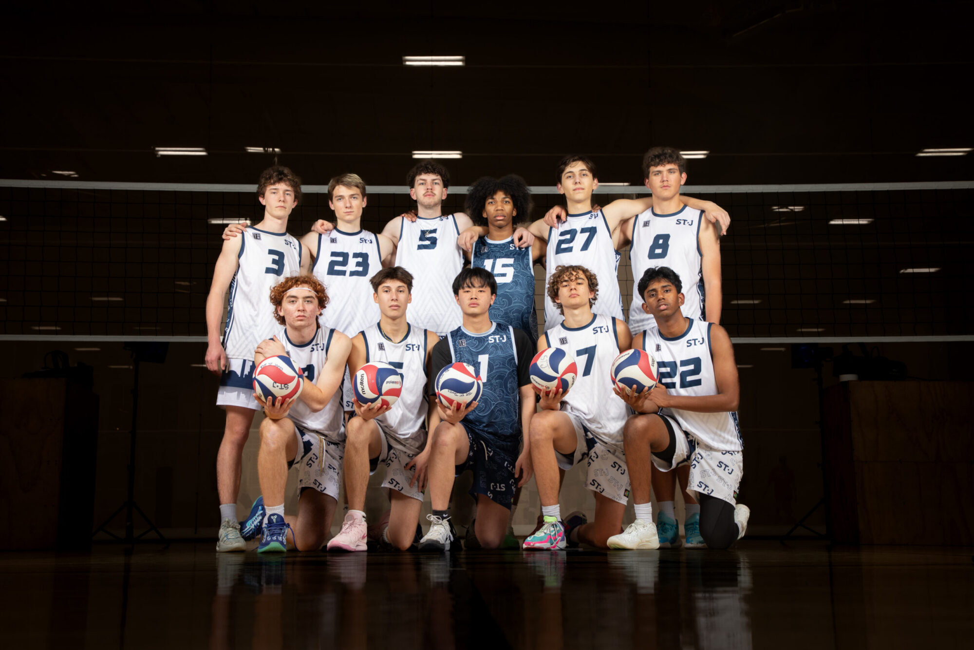 volleyball boys 17 navy team photo