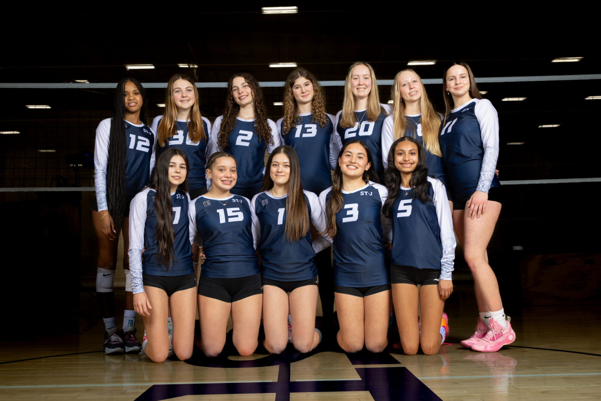 volleyball girls 16 navy team photo