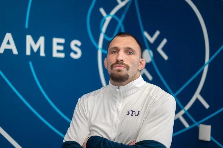 garret lineberger, wrestling coach at the st. james