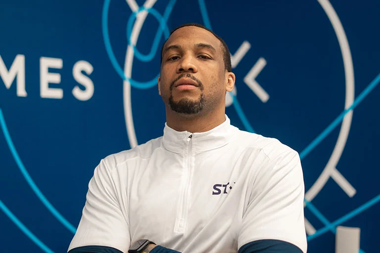 jordan murphy, director of wrestling at the st. james